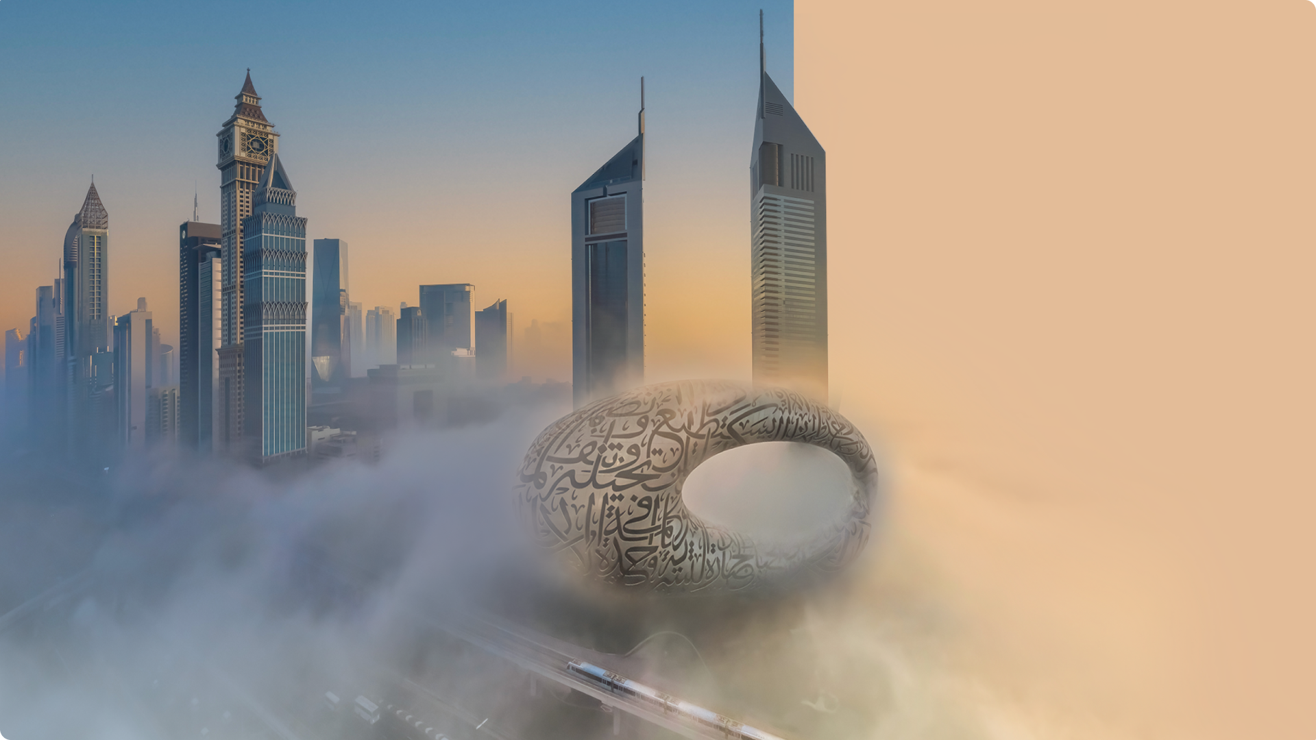 desert and modern Dubai fusion.